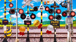 The Railroad Crossing That Wants to Rank Based on Height 😂😂😂