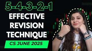 ONE GROUP✅️ MULTIPLE REVISION TECHNIQUES 😮for CS JUNE 2025 Exams👍!! - CS Jaspreet Dhanjal