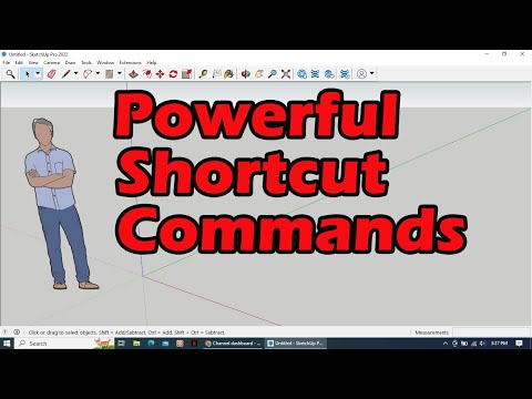 Sketchup Tutorial: How To Create Short Cut Commands