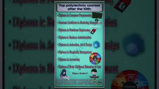 Top polytechnic courses after 10th #vijetahelpers #coursesafter10th #polytechnic #studymotivation