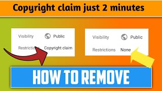 How to remove copyright claim on YouTube video 2021।। remove copyright claim YouTube channel video