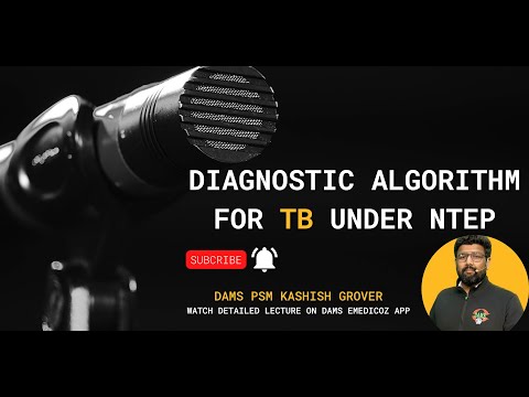Diagnostic Algorithm for TB under NTEP