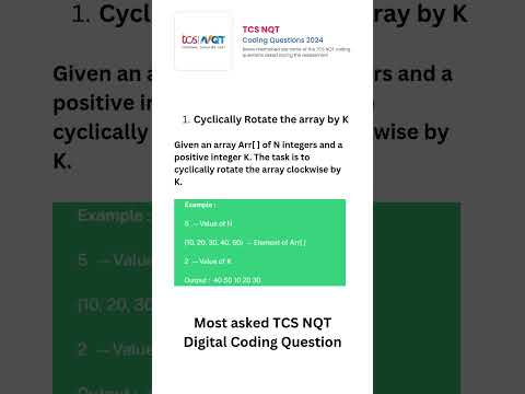 🚀 Crack TCS NQT Coding in 60 Seconds! 💻🔥 #coding #shorts