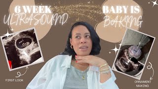OUR 6 WEEK ULTRASOUND | SUCCESSFUL IVF TRANSFER | FIRST IVF ROUND | IVF JOURNEY