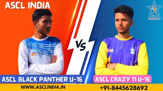 Live Match | Ascl Black Panther U-16 vs Ascl Crazy 11 U-16 Match-3 @youlivesports  @asclindia