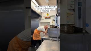 Chefs dealing with foh mistakes #comedy #hospitality #chef #server #restaurant #funny #food
