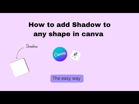 Add Sadow to any shape in Canva easily [2024]