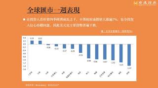 【#宏遠投資週報 1130 】美元指數可能再創低點/資金持續流往新興股市/大宗商品受惠弱勢美元
