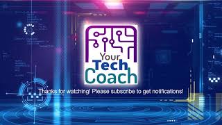 Your Tech Coach Promo Intro - Welcome!