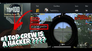 Is Top Crew challenge team hacker? | 244 kills in first 6 matches | Best team in the world #Pubgm