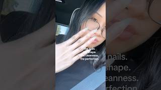 perfect CLAWS💅🏻🐈‍⬛ #nails #longnails #longnaturalnails