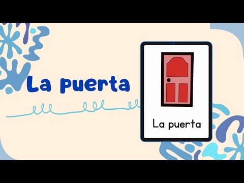 LA PUERTA coloring book in Spanish