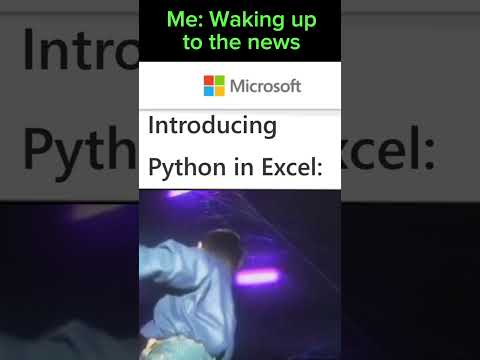 Python in Excel❗😤 #excel #viral #python #trending #news #shorts