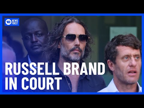 Russell Brand Appears In Court Ahead Of Rape Trial | 10 News First