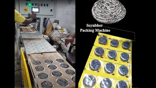 Steel Scrubber Packing machine Made in Hyderabad-9963333788
