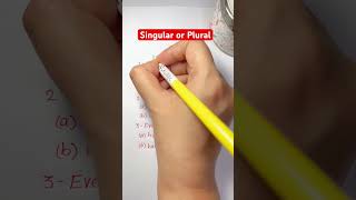 Singular or Plural