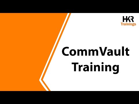 CommVault Training | CommVault Certification Online Course| Overview of Commvault - HKR Trainings
