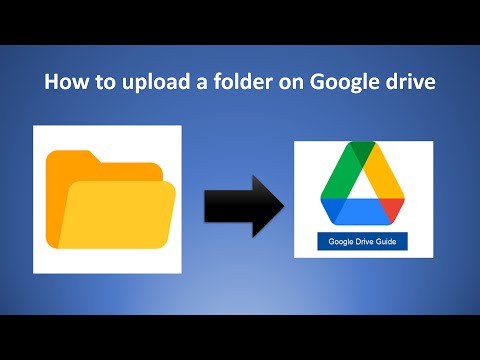 How to upload folder to Google Drive