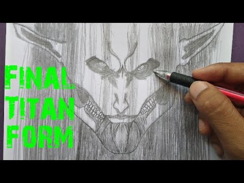 How to Draw EREN YEAGER FINAL TITAN FORM (Attack on Titan season 4)