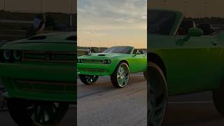 Drop-Top Dodge Challenger on 34’s Forgiatos Riding