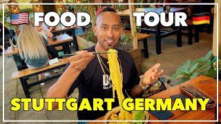 American🇺🇸 goes on a Stuttgart Germany🇩🇪 Food Tour - US Military PCS to Germany