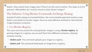 How to Share Docker Images Between Containers