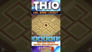 Th10 Unbeatable Base Layout #clashofclans #baselink #th10