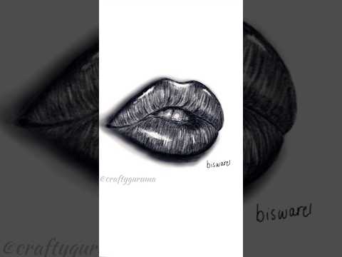 Lips digital painting #digitalart #illustration #art #artist@CraftyGuruma @biswarekha