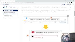 "Validating data against business logic" Module & Module Quiz - Pega - Part 57