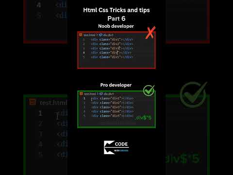 HTML CSS Tips and tricks part 6#css #html #webdesign #webdevelopment