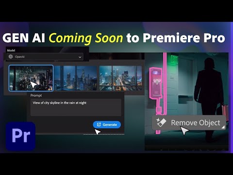 Generative AI in Premiere Pro powered by Adobe Firefly! | Video Editing with Sora, RunwayML and Pika