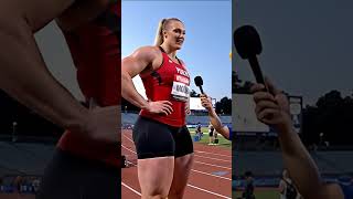 Tall White and Heavy 😳😍  #tallwoman #trackandfield #athletics #sports
