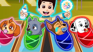 Brewing Cute Baby Factory! Ryder's Daily Life Story - PAW Patrol Ultimate Rescue | Rainbow Friends 3