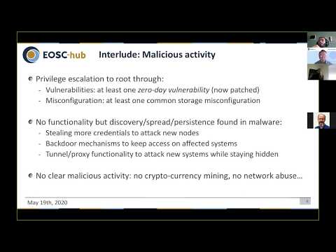 EOSC-hub Week 2020 - 3.2 Security coordination & policy