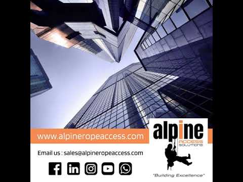 Alpine Access Solutions, leading Rope Access Company in UAE #alpineaccesssolutions #ropeaccess #UAE