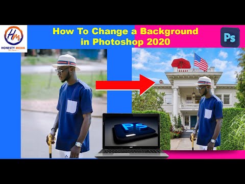 How To Change a Background in Photoshop 2020 Very Easy