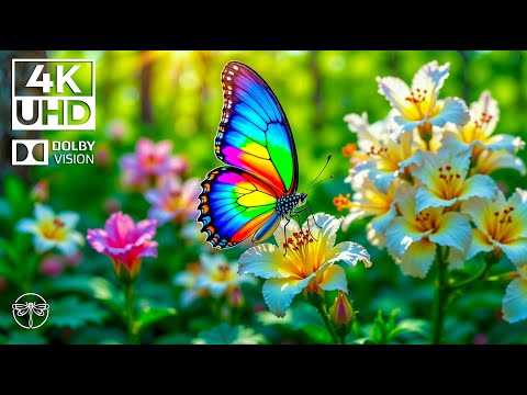 The Insects’ Song 4K 🦗🌿  Soothing Piano & Butterfly Dreams in Nature’s Symphony