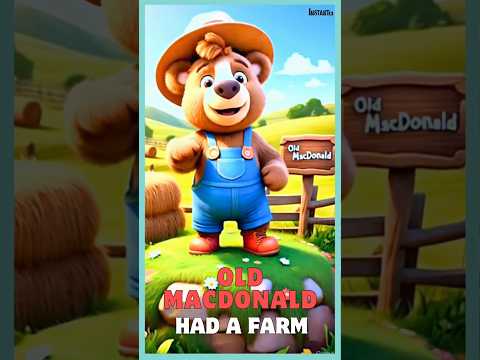 Old MacDonald Had a Farm -Nursery rhyme, kids song,  preschool, kindergarten, grade 1,-8, A