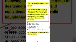 ISTQB Foundation Level Question 24 with Answer