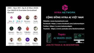 AMA with Hyra AI:  AI WARS 2025