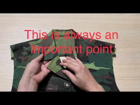 Military uniforms must also be beautiful, sew a collar. Simple - save money.