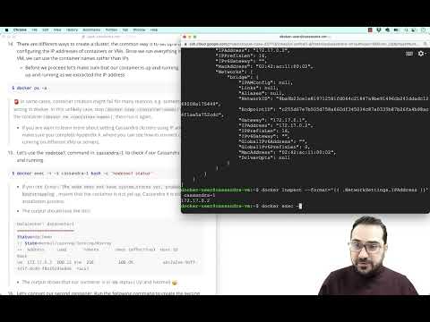 Deploying an Apache Cassandra cluster with Docker