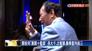 郭粉嗆下架「黑郭十藍委」 陳學聖:受寵若驚－民視新聞