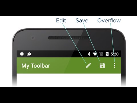 Action Bar in Android Studio | Action Bar design in Android Studio