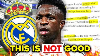 Vinicius Junior is in trouble.