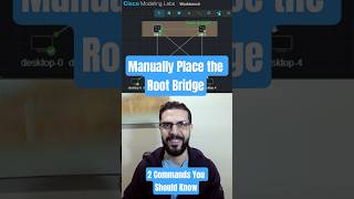 Manually place the Root Bridge! #cisco #ccna #ccnp #spanningtreeprotocol