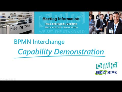 March 2016 - Multi-Vendor BPMN Interchange Demonstration