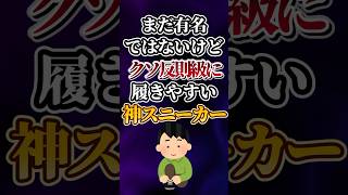 まだ有名ではないけどクソ反則級に履きやすい神スニーカーあげてけw