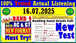 IELTS LISTENING PRACTICE TEST 2025 WITH ANSWERS | 16.07.2025