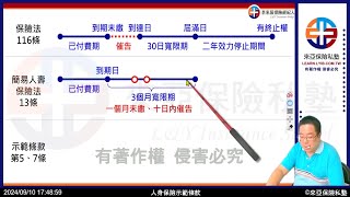 038 催告何時到達？ - 示範條款